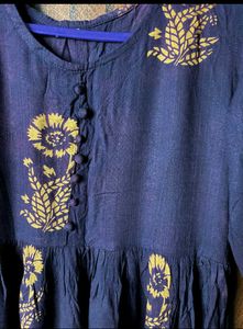 Elegant Navy Blue Kurta Set pack of 3