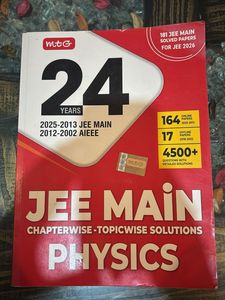 JEE Main Physics: 24 Years Solved Papers