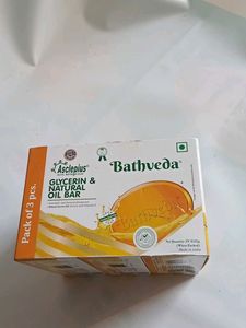 Bathveda Glycerin & Natural Oil Bar - 3pcs Pack