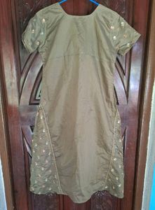 Grey Anarkali Kurta