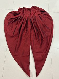 Burgundy Tulip Dhoti Salwar