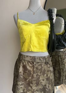 FB SISTER Cup Detail Crop Top