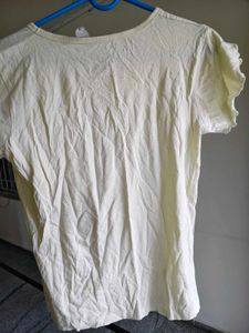 Cute Cream "Smile" Graphic T-Shirt