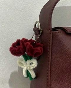 Cute Flower Charm Keychain