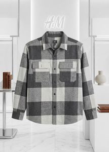 H&M Men's Checkered Flannel Shirt