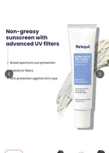 Re'equil Ultra Matte Dry Touch Sunscreen SPF 50