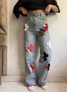 Unique Crocheted Jeans