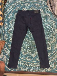 Men's Navy Blue Slim Fit Jeans