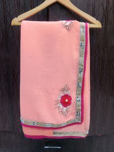 Georgette Saree With Blouse