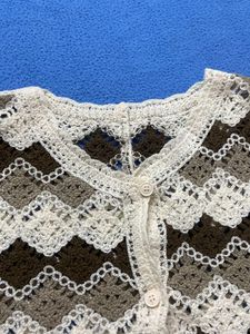 Crochet Knit Cardigan