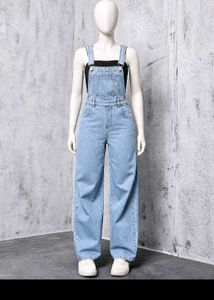 New Light Wash Denim Overalls