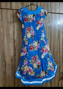 Floral High Low Tunic