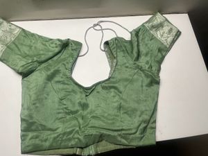 Elegant Green Silk Saree