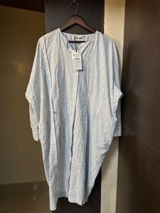 ZARA Striped Button-Up Tunic🤍