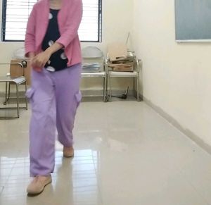cardigan+tank top+cargo trouser