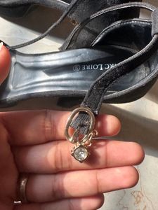 Marc Loire Sparkly Black Heels