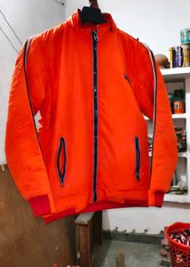 Orange Padded Jacket