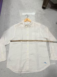 Tommy Bahamas 100% Linen Shirt with Shark 🦈
