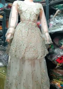 Heavy Embroidery Work Pakistani Dress