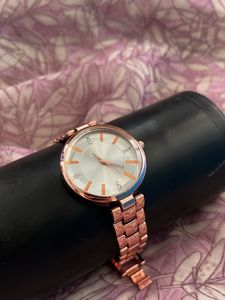 Rose Gold Analog Watch