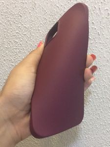 IPhone12ProMax Reddish Maroon Silicone Phone