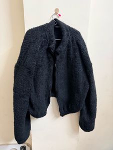viral fur Black Jacket
