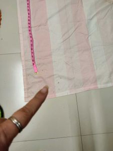 Beautiful Shrug Free Size Pink N White Colour