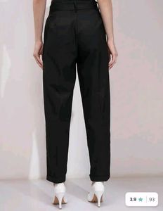 🎀Chic Black Belted Trousers for women 🎀