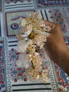 Exquisite Beaded Floral Hairband