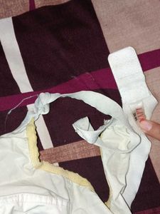 Comfortable White Cotton Bra