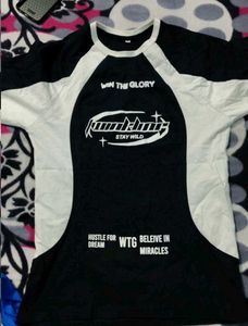 Graphic Print Raglan T-Shirt