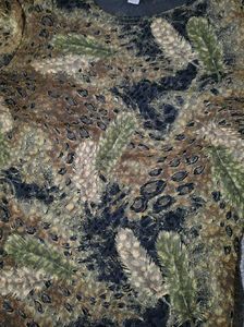 Unique Feather Print Top