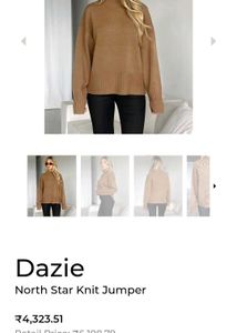 Cozy Mock Neck Knit Sweater