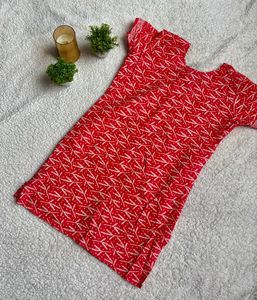 Red &amp; White Night Suit Set