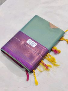 Softy Allover Boota Malai Silk Saree