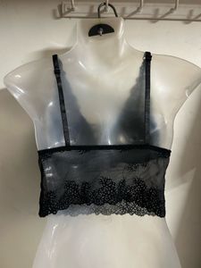 Lace Front Tie Bralette