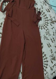 Stylish Brown Halter Neck Dress