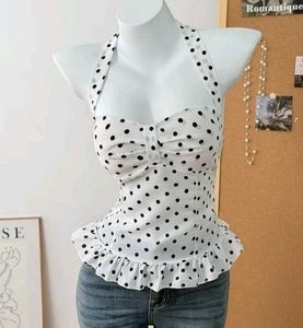 Ruffle Halter Top