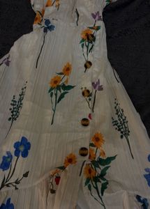 vintage summery unique printed dre