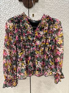 floral casual wear top