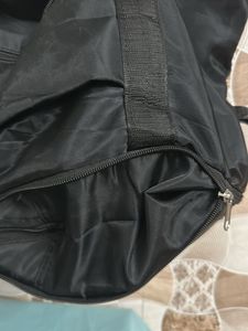 Large Black Travel Duffel Bag