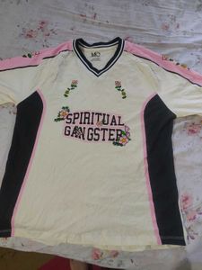 Spiritual Gangster V-Neck Top