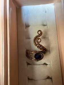 Unique Copper Wire Wrapped Ring