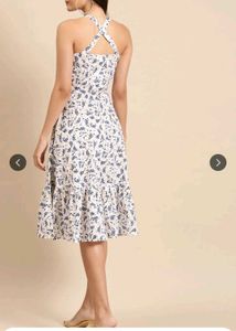Chic Floral Print Midi Dress