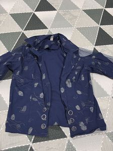 Floral Print Button Down Top