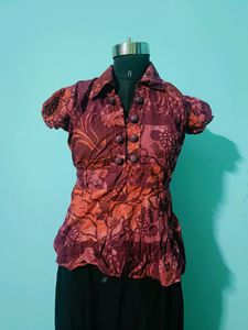 Beautiful Bohemian Style Cotton Top