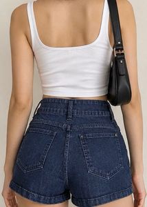 Stylish High-Waisted Denim Shorts