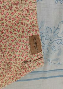 Ralph Lauren Floral Print Denim Shorts