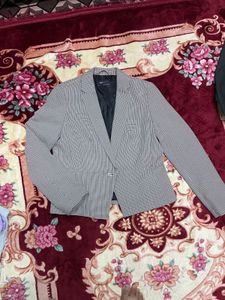 luxurious Chic Houndstooth Blazer &amp; Pants Set