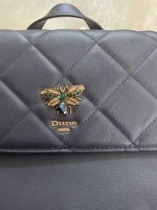 Dune London Quilted Backpack - Navy